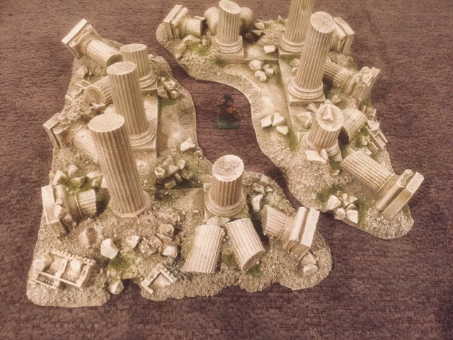 28mm Greek Ruins, the Long and Winding Road. – Wargaming from the Balcony